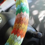 在路上的編織 寶寶毯等汽車周邊毛線編織用品
