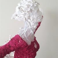 荷兰钩针雕塑艺术家Nathalie Doolaard婀娜梦幻的编织艺术