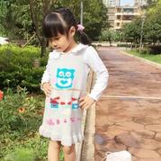 织法超简单的可爱儿童棒针背心裙