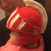 婴幼儿钩针古罗马骑士帽编织教程