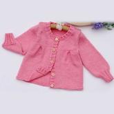 手工編織嬰幼兒開衫毛衣編織視頻教程（2-1）
