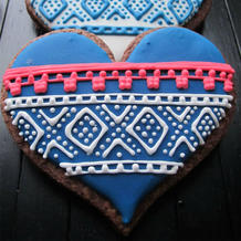 女神节织女们的毛线编织主题饼干 