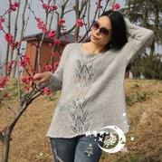 亮片馬海女士棒針春款裙衣