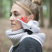 动物围巾还可以这样织 秋冬创意编织毛线围巾款式