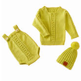 婴幼儿毛衣三件套编织视频教程（5-2）宝宝肩开扣毛衣织法