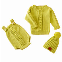 婴幼儿毛衣三件套编织视频教程（5-5）婴儿帽织法