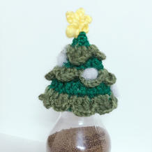 圣诞树织爱公益小帽编织图解过程