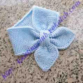 簡單經典棒針蝴蝶領巾式小圍巾編織詳解