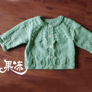 初级教程一步一步教新手织适合0-1岁的宝宝开衫