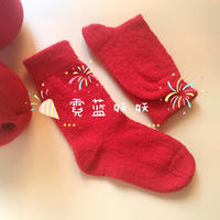 簡單好織適合1-2歲左右寶寶保暖襪的編織方法