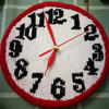 时间的礼物 创意毛线编织棒针DIY钟表