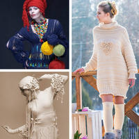 编织服饰设计欣赏 | 乌克兰编织艺术家Svetlana Rogal 流动的线条美