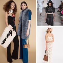 大牌编织服装款式欣赏 著名时装品牌法国Sonia Rykiel2018时装周