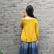  懶二妞 仿外網不用縫合不用挑邊女士棒針開衫
