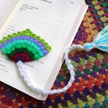 简单好做的毛线编织超级漂亮可爱的书签