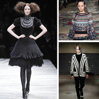 英國奢侈品牌Alexander McQueen 走秀編織服飾