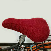毛线棒针编织自行车座套织法说明