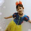 幼兒園環保主題衣服 棒針編織塑料繩白雪公主裙