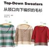 從領(lǐng)口向下編織的毛衫Top-Down Sweaters