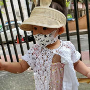 2岁女童吊带外披 宝宝钩针短袖小开衫