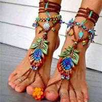 夏天钩织一款漂亮脚饰 让我们美丽到脚 