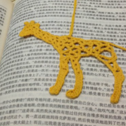 手工鉤針多款小動物造型書簽