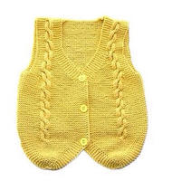 棒针款宝宝马甲（2-2）儿童毛衣编织视频