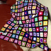 色彩斑斓祖母方格拼花毯说明及经验