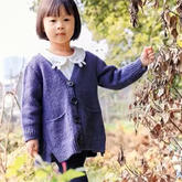 彩点羊毛开衫（3-3）棒针儿童开衫织法视频教程