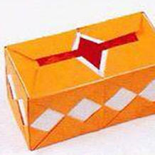 抽取式纸巾盒的简单折法