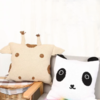 熊貓抱枕套(2-2)創意毛線卡通抱枕編織視頻教程