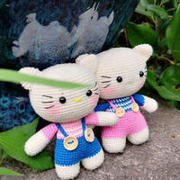 娃娃家2.0公益編織鉤針kitty貓