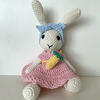 娃娃家2.0功能線雙股編織可愛鉤針小兔子 