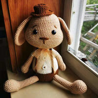 MR.Rabbit  娃娃家2.0雙股編織鉤針兔子先生