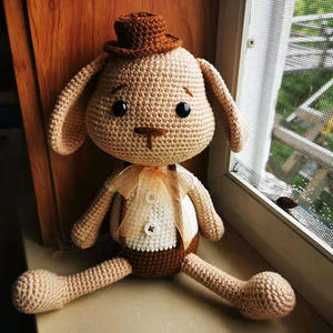 MR.Rabbit  娃娃家2.0双股编织钩针兔子先生