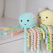 小章鱼(2-2)钩针海洋动物玩偶宝宝安抚玩具编织视频教程