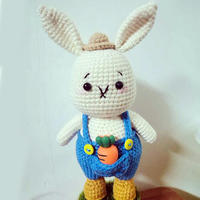 公益編織鉤針兔子先生玩偶及圖解