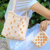 桔子斜挎包(5-2)清新橘子主題包包飾物編織視頻教程