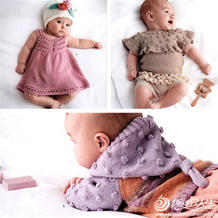 太可了！30款手工编织婴幼儿棒针宝宝毛衣用品