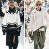 独特时髦混搭风针织毛衣 日本设计师同名品牌SACAI毛衣欣赏