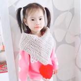 寶寶保暖圍脖(2-1)兒童鉤針秋冬三角圍巾編織視頻教程