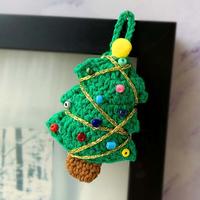 圣诞树挂件（10-3）圣诞树装饰钩针小挂件系列视频教程
