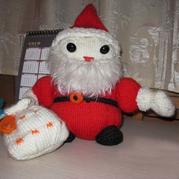 棒針編織圣誕老人的編織方法