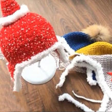 儿童护耳帽（2-1）钩针帽子圣诞帽雷锋帽编织视频教程