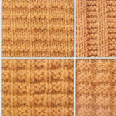 只有上下針的70余款棒針花樣集(2-2)簡單好織的編織花樣