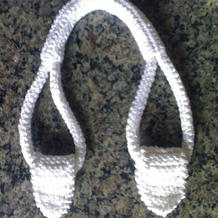 简单大方带包襻的钩手提袋包带编织方法