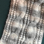 魚骨麻花圍巾 手工編織棒針圍巾編織視頻教程