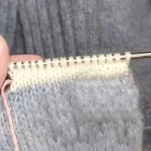 包边机器领(3)手编毛衣技巧视频教程