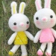 可爱小白兔的详细钩织方法