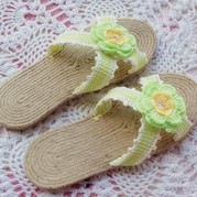 女人如花 鉤編夏季拖鞋詳細(xì)圖文教程